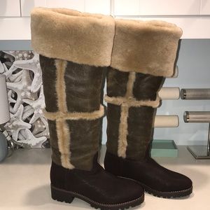 Tory Burch NWT gorgeous shearling boots